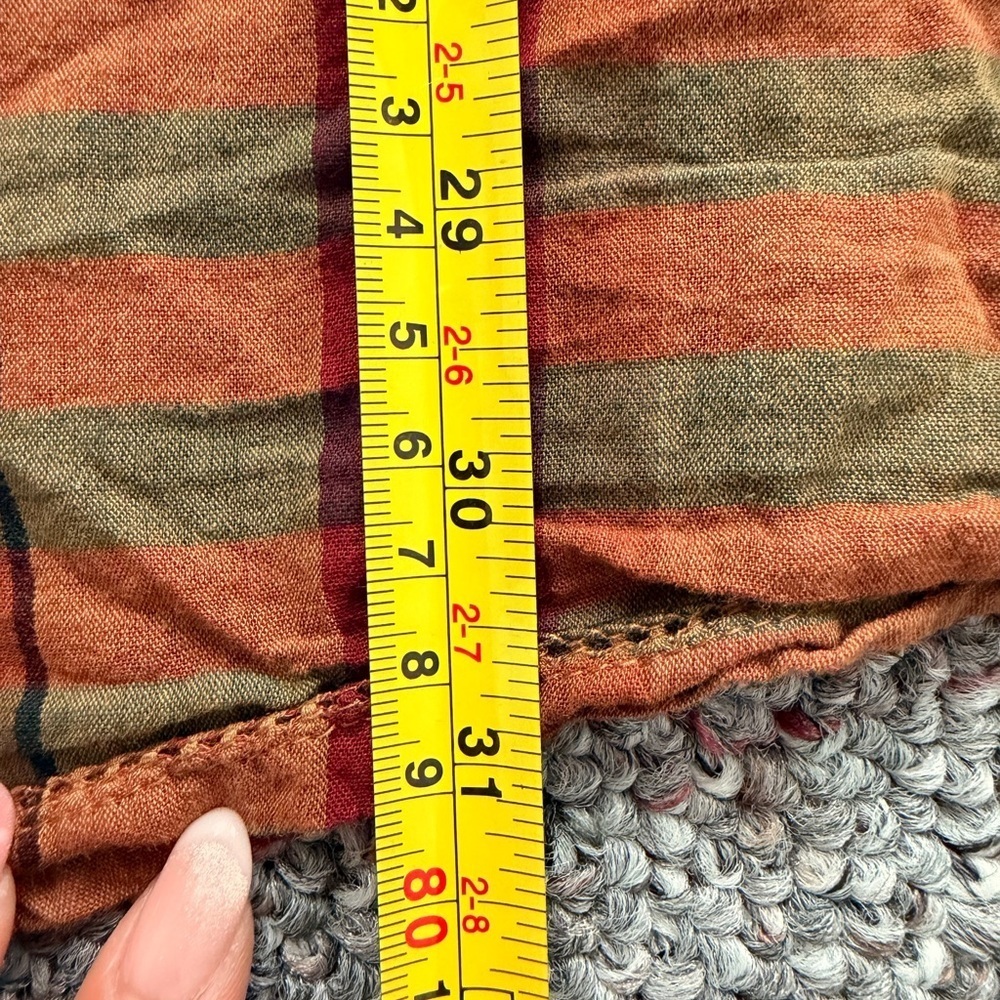 Free People Charlotte Plaid Tunic Multicolor Plaid Smocked Blouse or Mini Dress - Picture 3 of 13